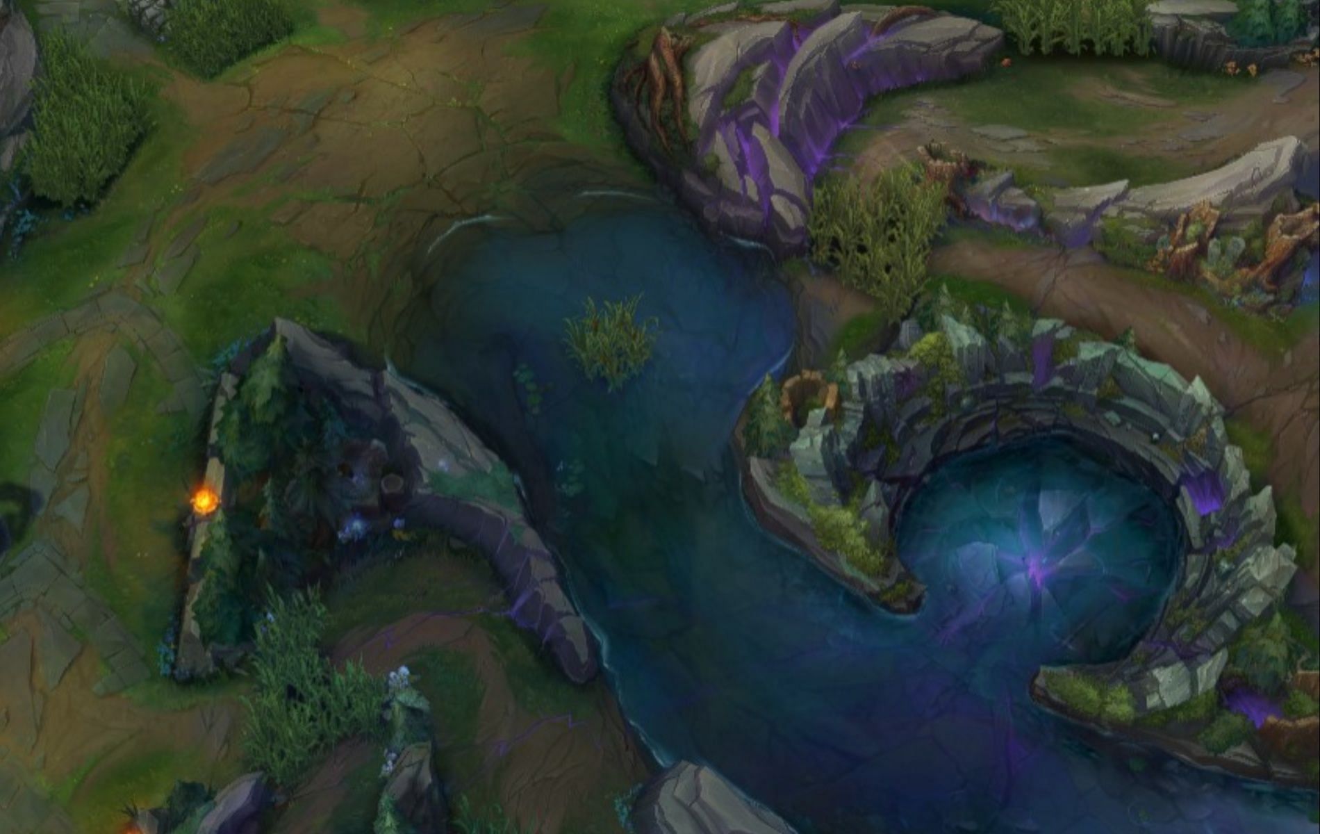 League of Legends season 14 top lane terrain change (Image via Riot Games)